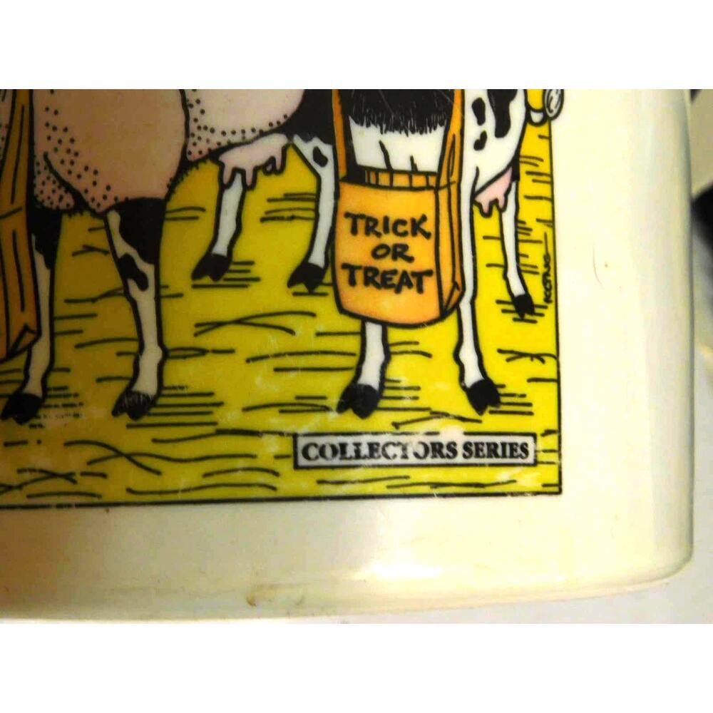 Vintage Kemps It's The Cows Halloween Ice Cream Pail Bucket Collector Series - Picture 9 of 10